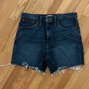 Madewell Stretch Jean Shorts - 30